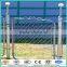 large filed temporary chain link fence panels 12'x6' stands