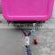 MINGGU NEW MODEL kiosk food ice cream machine food cart/caravan mover food cart CE approved food trolley / fast food van