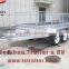 Hot dipped galvanized tandem cage trailer