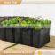 Square black felt plant pots,chinese felt plant pots