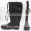 fashion gumboots with lock,black popular pvc safety boots