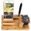 wooden phone stand holder