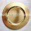 decorative wedding table gold charger plate