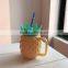 pineapple shaped drinking glass jars 480 ml 16 ounce