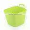 Useful basket plastic bucket with handle for home use