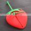 New Design Strawberry Silicone Key and Coin Bag Key Holder promotion gift