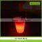 Hot selling waterproof cordless plastic bar,night club,hotel use LED light ice bucket