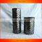 Cylinder Shape Brown Mosaic Long Vases