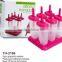 6pcs popsicle maker plastic ice cream mould corn shape