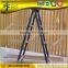 Metal with wood wrought iron flower rack/display rack