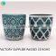 blue glass centerpieces with great price