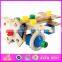 2016 hottest intelligence kids wooden diy toy, high quality children wooden diy toy W03C007