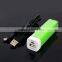 2600mAh Real Capacity Power Bank Lip Gloss External Backup Battery Power Bank For Smartphone