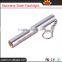 D3 Q5 Led 150LM AAA Battery Stainless Steel Flashlight Mini Light Pen Torch With Gift Box