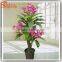 Home decoration artificial potted flower plants cheap price artificial flower potted plants for sale