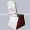 210 GSM Thick Ruffled Colorful Pleated Chair Cover with Band at Back