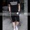 Round Neck Student Uniform Wholesale Striped T-Shirt Man T-Shirt Blank T-Shirt Factory