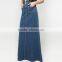 Factory Directly Sale New Ladies Flared Long Denim Skirt