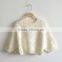 Child Bat Sleeves Pullover Baby Girl Pointelle Modern Knitting Sweater