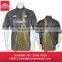 Custom Factory Price Mens 100% Polyester Tripe Polo Shirt