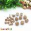 9mm FDA Raw Organic Beech Loose Wooden Teething Bead For Baby Toy