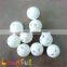 EN71 Approved White Stuffed Baby Toy Insert Hollow Plastic Rattle Ball