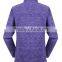 lady hot sale anti pilling melange polar fleece jacket winter outdoor wear