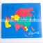 2017 laser cutting Montessori wooden puzzle maple world map with high selling