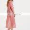 Tassel tie front roll sleeve slit beach kimono