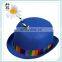 Adult Party Fancy Dress Costume Clown Derby Hats with Flower HPC-0274
