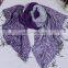 Free Painting Pretty Scarf Fringe Tassels Cotton Women Fashion Winter Scarves