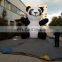 customized giant cartoon animals panda inflatable for sale
