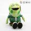 Plush toad toy cute soft bufonid toy for kids