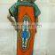 100% cotton fabric african dashiki abaya kaftan dress