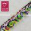 Italy design fashion colorful fancy fringe tassels trim
