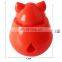 Manufacturer low price eco-friendly cute pet dog food dispensing ball tumbler toy