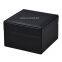 Black Luxury Leather Watch Strap Gift Packaging Box Watch Box With Custom Logo