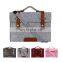 factory direct sale low cost 13.3 - 15.6 inch laptop bag felt and pu leather