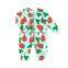 Girl Baby Flamingo Printed Long Sleeves Bodysuit Fall Jumpsuit Zipper Romper