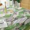 New Product Table Cloth Leaves Printed Hotel Table Cloth rectangle table cloth