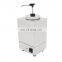 New Style Single Head Hotel Supply Stainless Steel201sauce Dispenser With Pump Plastic