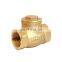 1/2 inch female threaded non- return NPT brass swing check valve for water system