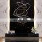 Modern hotel lobby villa living room chandelier light luxury creative dining room lamp atmospheric ring bedroom led lamp