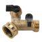 Brass Two Ways Hose Shut-Off Valves