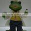 Custom Lifelike Resin Frog Doctor Resin Colorful Painting Figurine Statue