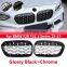 Pair Diamond Style Front Bumper Kidney Grills Grille For BMW 1 Series F20 F21 2015 2016 2017 Racing Grills