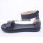 China wholesale comfort flat heel sandals women with back zipper