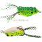 wholesale Topwater Soft lure 14G fishing frog for reservoir pond stream ocean sea fishing