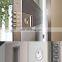 Used metal security door wooden steel armored front door