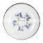 Custom wholesale 20/22/24/25/26 cm in diameter enamel rice metal steel dinner plate for Brazil market